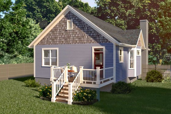 Exterior - Other Elevation for Bungalow House Plan #79-174 - 2 bed, 2 bath