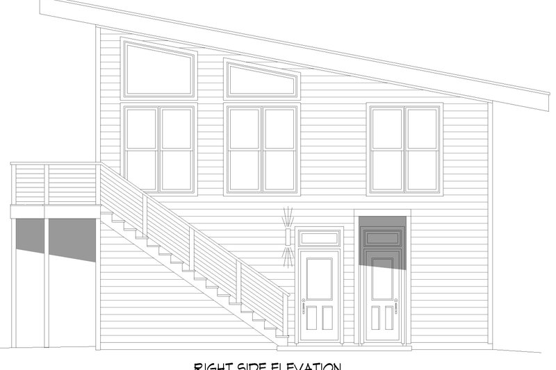 Home Plan - Exterior - Other Elevation 1 for Southern House Plan #932-1294 - 3 bed, 2 bath