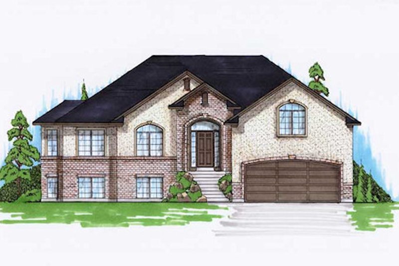 Home Plan - Traditional Exterior - Front Elevation Plan #5-252