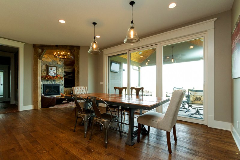 Architectural House Design - Interior - Dining Room for Craftsman House Plan #70-1471 - 5 bed, 4.5 bath