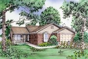 Country Style House Plan - 3 Beds 1 Baths 1111 Sq/Ft Plan #405-127 