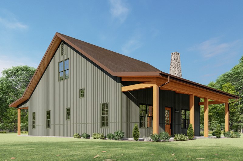 House Blueprint - Exterior - Other Elevation for Farmhouse House Plan #1092-6 - 3 bed, 2.5 bath
