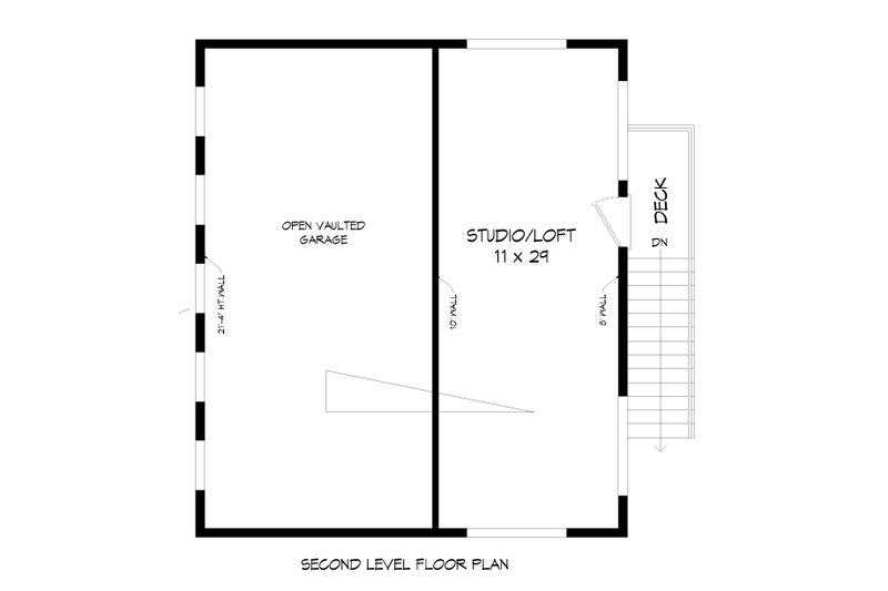 House Plan Design - Floor Plan - Upper Floor for Contemporary House Plan #932-70, 0 bath