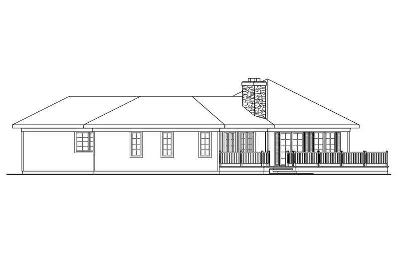Dream House Plan - Exterior - Other Elevation 1 for Country House Plan #124-169 - 2 bed, 2.5 bath