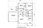 Traditional Style House Plan - 2 Beds 2 Baths 1596 Sq/Ft Plan #116-280 