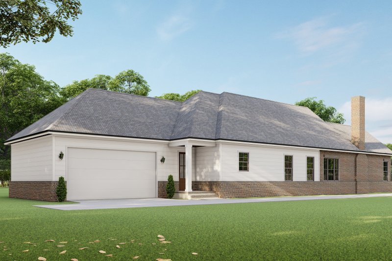 House Design - Exterior - Other Elevation 3 for Traditional House Plan #1092-65 - 4 bed, 3.5 bath