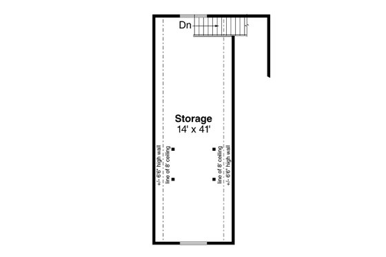 Floor Plan - Upper Floor for Country House Plan #124-1145, 0 bath