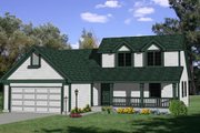 Traditional Style House Plan - 4 Beds 2 Baths 1398 Sq/Ft Plan #116-215 