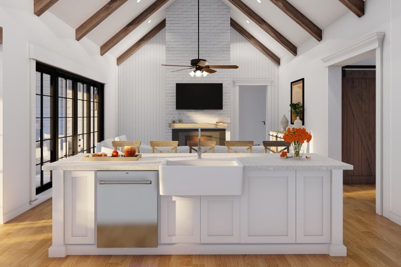 Dream House Plan - Interior - Kitchen for Farmhouse House Plan #923-380 - 3 bed, 2.5 bath