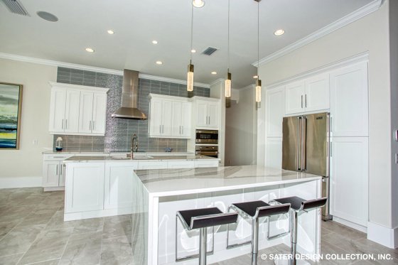 Interior - Kitchen 2 for Contemporary House Plan #930-504 - 4 bed, 4 bath