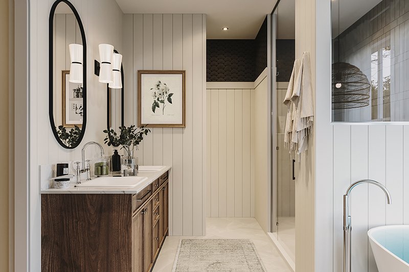 Architectural House Design - Interior - Bathroom for European House Plan #23-2777 - 3 bed, 2.5 bath