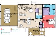 Country Style House Plan - 3 Beds 2 Baths 1686 Sq/Ft Plan #63-379 