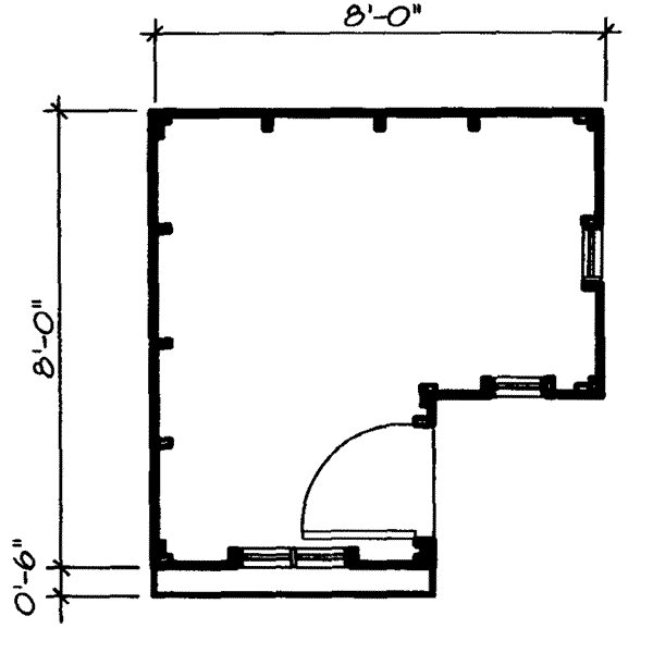 Cottage Floor Plan - Main Floor Plan #23-461