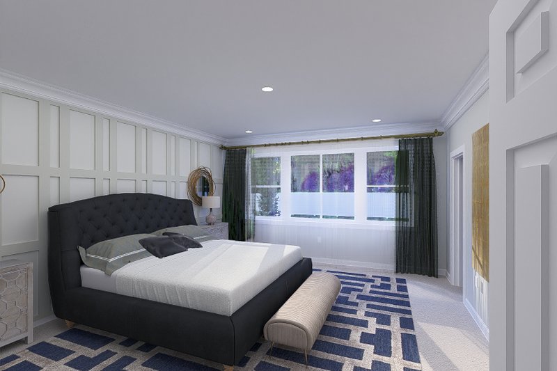 House Plan Design - Interior - Master Bedroom 1 for Farmhouse House Plan #1060-291 - 2 bed, 2.5 bath