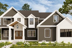 Dream House Plan - Craftsman Exterior - Front Elevation Plan #1089-25