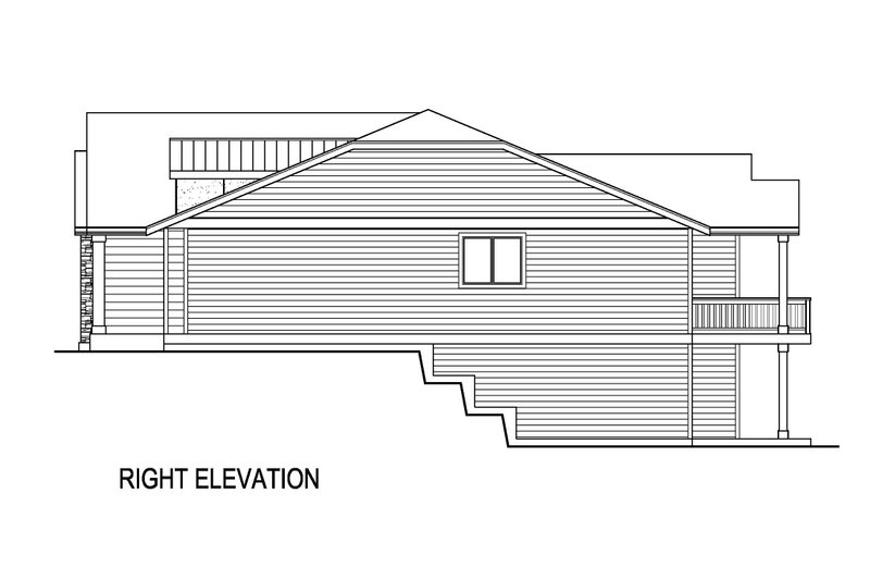 House Blueprint - Exterior - Other Elevation 1 for Farmhouse House Plan #569-62 - 3 bed, 2.5 bath