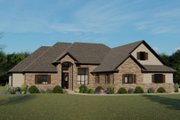 European Style House Plan - 4 Beds 4.5 Baths 5286 Sq/Ft Plan #1064-1 