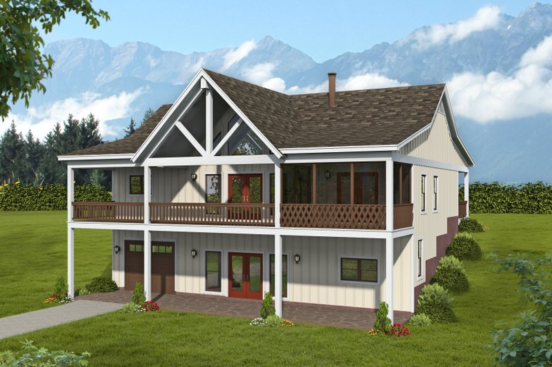 Architectural House Design - Traditional Exterior - Front Elevation Plan #932-415