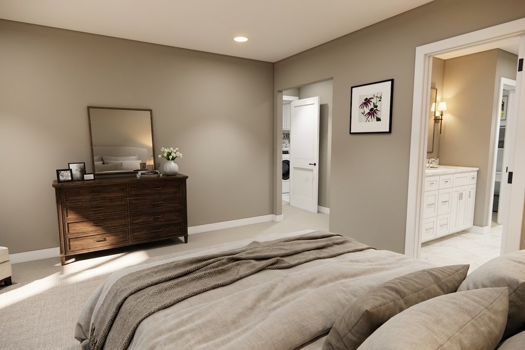 Interior - Master Bedroom 1 for Craftsman House Plan #51-1525 - 3 bed, 2.5 bath