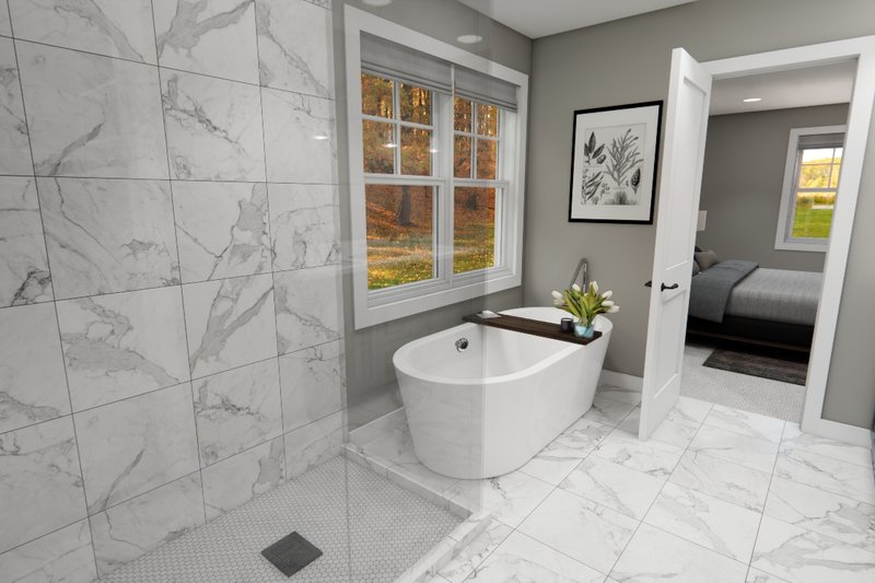 House Design - Interior - Master Bathroom 1 for Bungalow House Plan #51-1370 - 3 bed, 2.5 bath