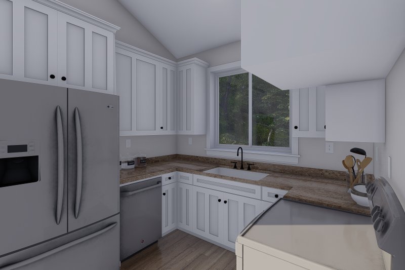House Plan Design - Interior - Kitchen for Cottage House Plan #1060-133 - 2 bed, 1.5 bath