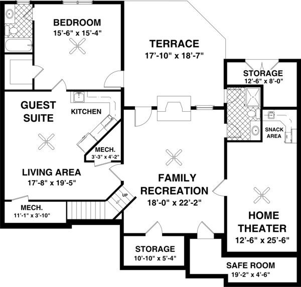 Architectural House Design - Colonial Floor Plan - Other Floor Plan #56-590