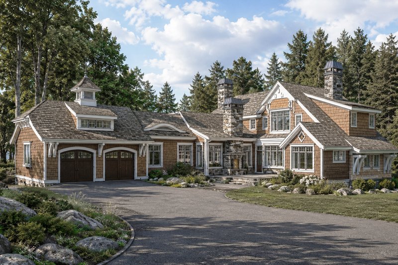 Home Plan - Exterior - Rear Elevation for Craftsman House Plan #928-235 - 4 bed, 4.5 bath