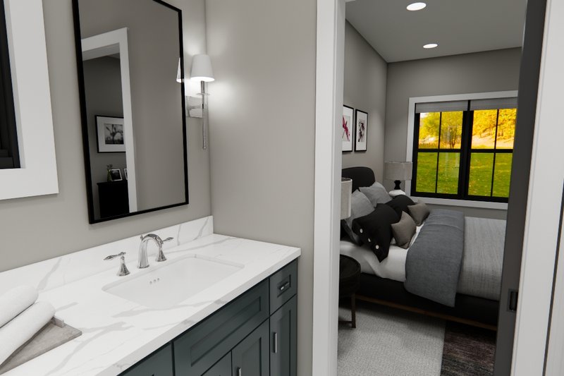 Home Plan - Interior - Master Bathroom for Farmhouse House Plan #51-1371 - 4 bed, 3.5 bath