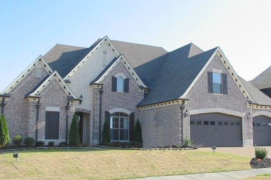 Exterior - Other Elevation 2 for European House Plan #81-13912 - 4 bed, 3 bath