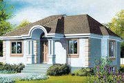 European Style House Plan - 2 Beds 1 Baths 1033 Sq/Ft Plan #25-4233 