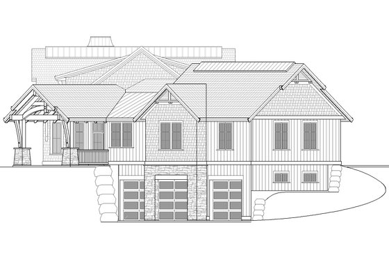 Exterior - Other Elevation for Craftsman House Plan #1086-10 - 3 bed, 2.5 bath