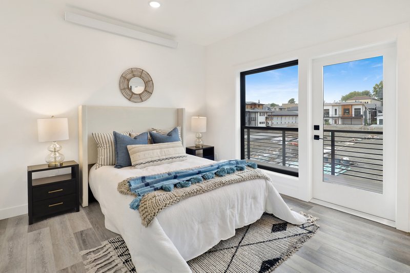 Home Plan - Interior - Bedroom for Contemporary House Plan #1070-225 - 2 bed, 2.5 bath