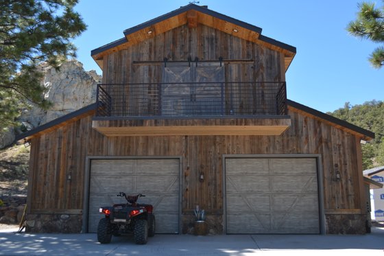 Exterior - Front Elevation 3 for Barndominium House Plan #1060-97 - 1 bed, 1 bath