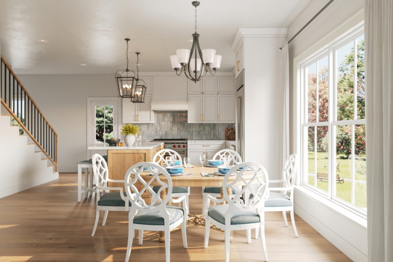 House Blueprint - Interior - Dining Room for Farmhouse House Plan #1117-33 - 3 bed, 3.5 bath