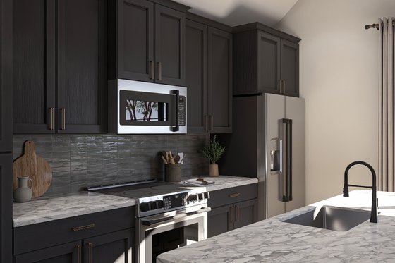 Interior - Kitchen 1 for Modern House Plan #455-676 - 1 bed, 1 bath