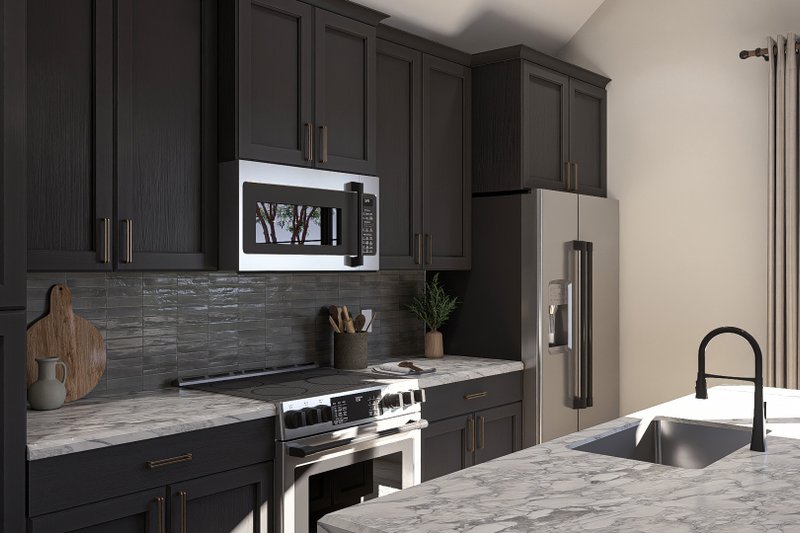House Design - Interior - Kitchen 1 for Modern House Plan #455-676 - 1 bed, 1 bath