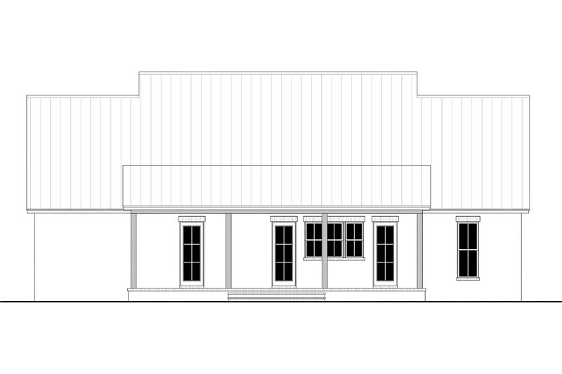 Dream House Plan - Exterior - Rear Elevation 3 for Farmhouse House Plan #430-322 - 3 bed, 2.5 bath
