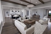 Farmhouse Style House Plan - 3 Beds 2 Baths 2356 Sq/Ft Plan #51-1246 