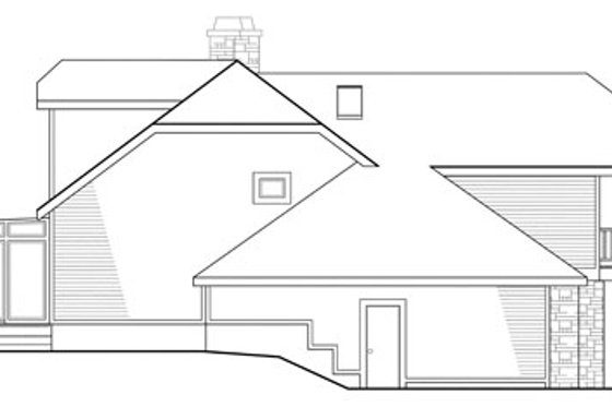 Exterior - Other Elevation for Contemporary House Plan #124-323 - 2 bed, 2 bath