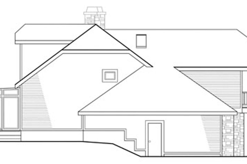 Home Plan - Exterior - Other Elevation for Contemporary House Plan #124-323 - 2 bed, 2 bath