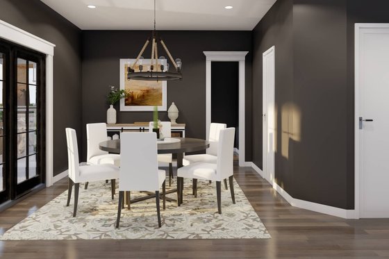 Interior - Dining Room for Cabin House Plan #923-415 - 4 bed, 3.5 bath