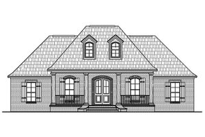 Exterior - Front Elevation 3 for Traditional House Plan #21-430 - 3 bed, 2.5 bath