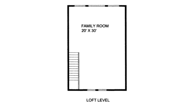 House Plan Design - Bungalow Floor Plan - Upper Floor Plan #117-676