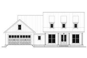 Exterior - Front Elevation 4 for Farmhouse House Plan #430-241 - 3 bed, 2 bath