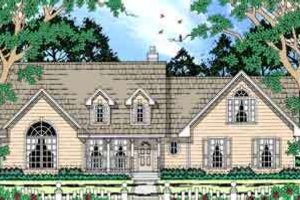 Country Exterior - Front Elevation Plan #42-307