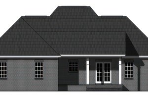 Exterior - Rear Elevation for Traditional House Plan #21-628 - 3 bed, 2 bath