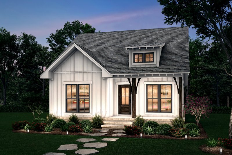Home Plan - Farmhouse Exterior - Front Elevation Plan #430-254