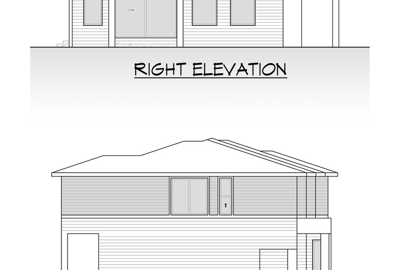 Home Plan - Exterior - Other Elevation for Contemporary House Plan #1066-304 - 4 bed, 4 bath