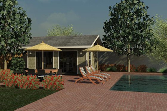 Exterior - Front Elevation for Cottage House Plan #499-1, 0 bath