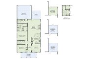 Traditional Style House Plan - 2 Beds 2 Baths 1721 Sq/Ft Plan #17-2422 